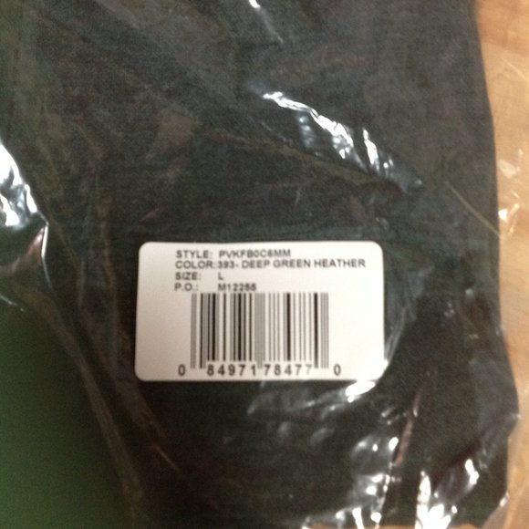 PGA Tour Men's Large Green Pullover 1/4 Zipper WR Sweatshirt - New with Tags - Picture 3 of 5